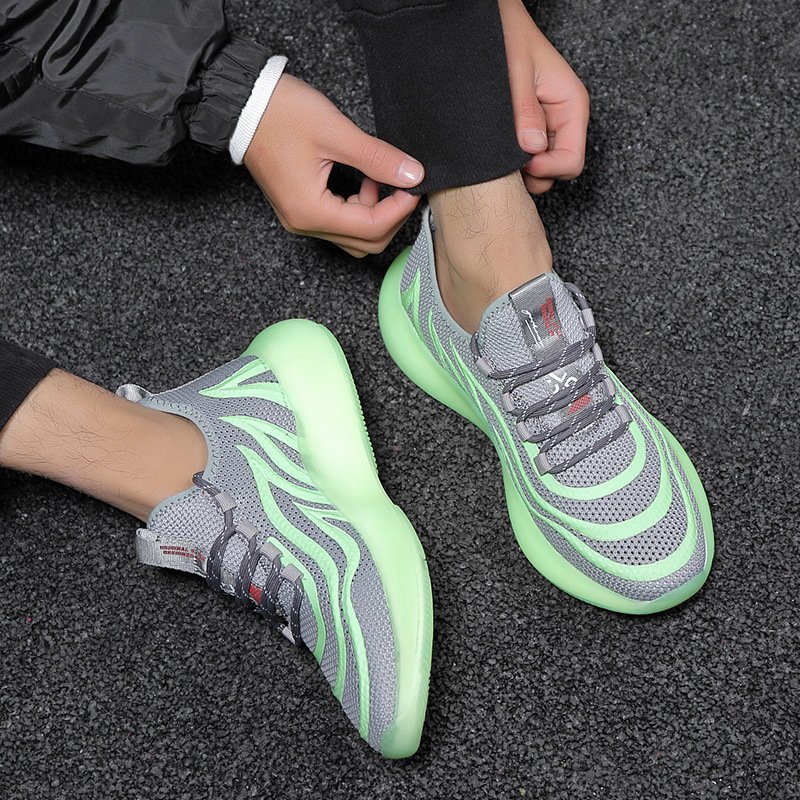 2022 men's shoes spring sports casual shoes men's thick-soled trendy shoes trend board shoes daddy coconut